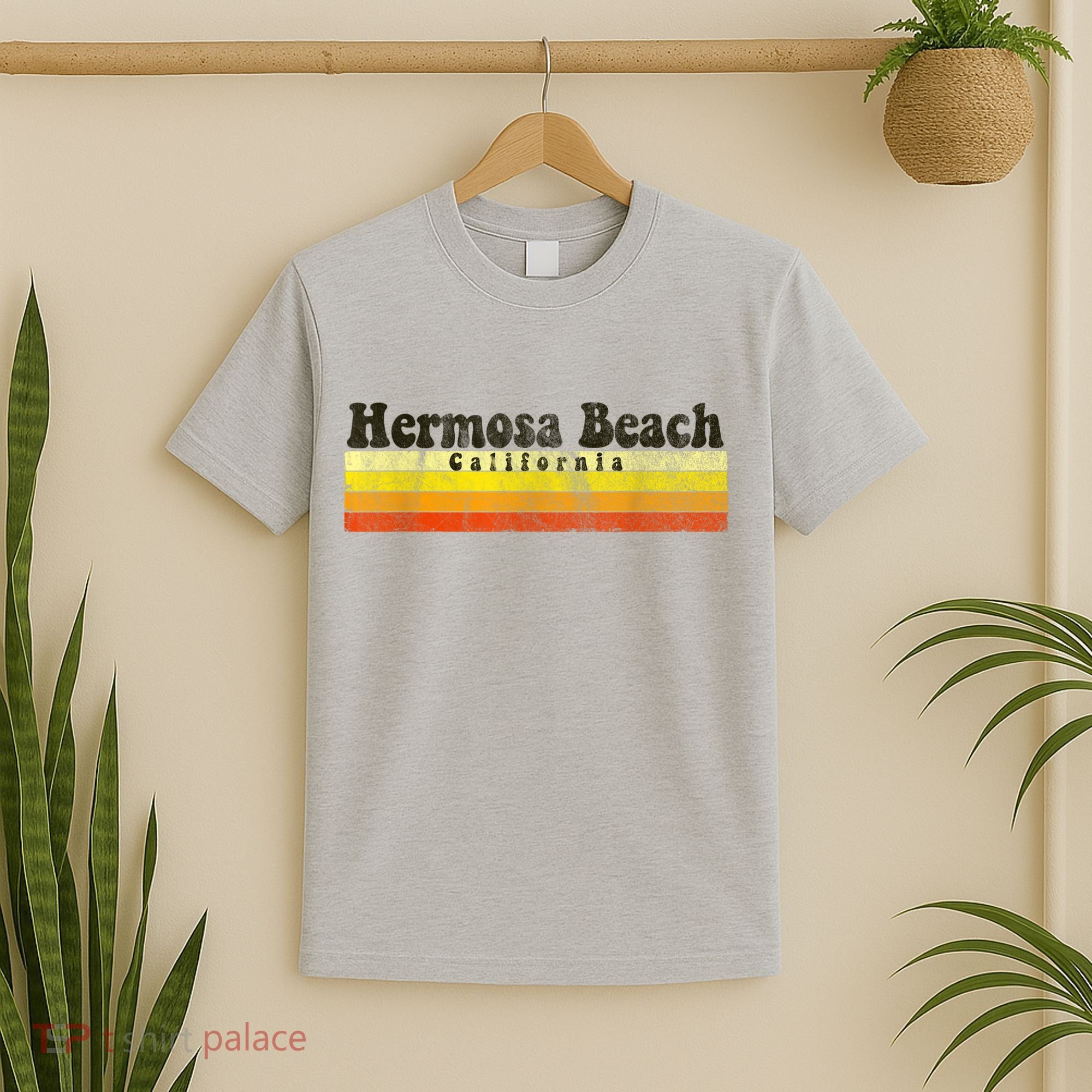 Vintage Retro 70s 80s Hermosa Beach, CA T-Shirt