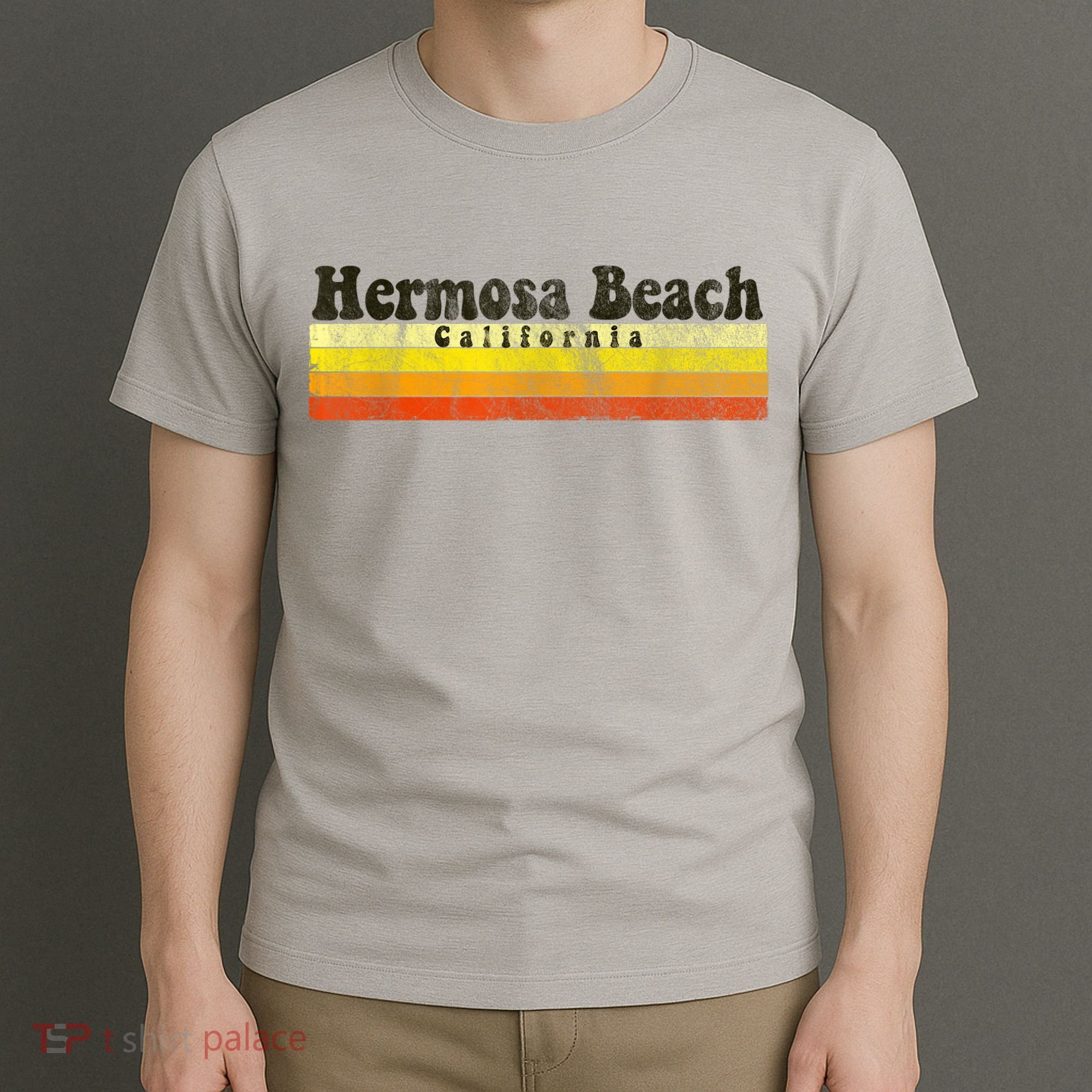 Vintage Retro 70s 80s Hermosa Beach, CA T-Shirt
