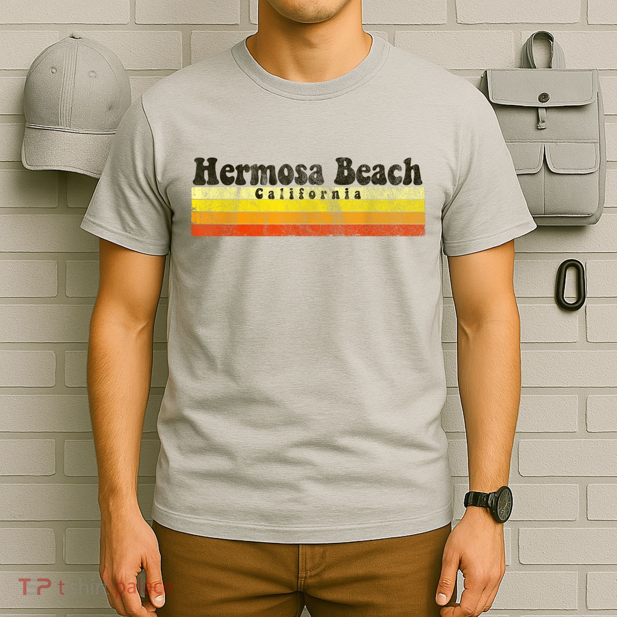 Vintage Retro 70s 80s Hermosa Beach, CA T-Shirt