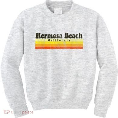 Vintage Retro 70s 80s Hermosa Beach, CA Kids Sweatshirt