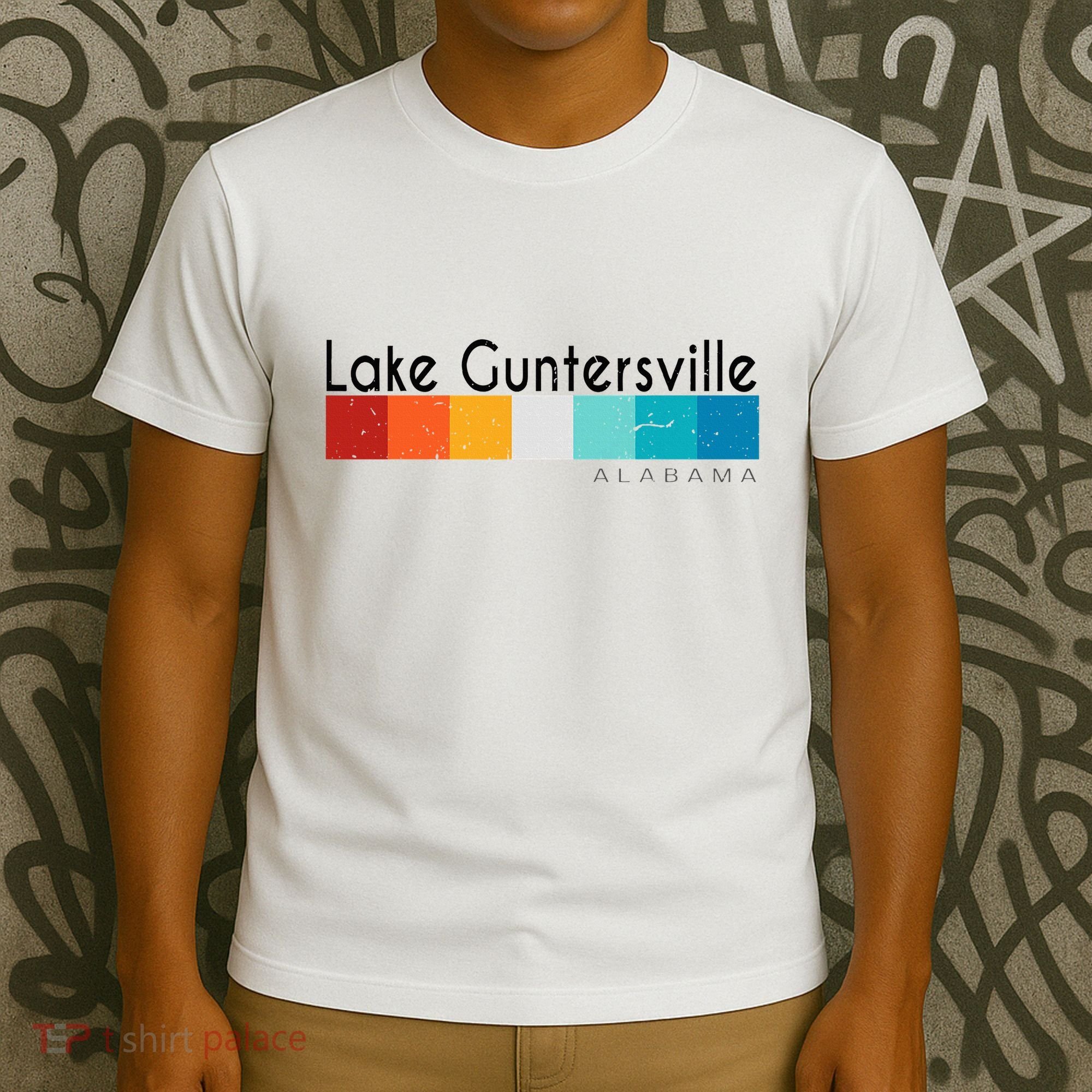 Vintage Retro 70s 80s Lake Guntersville Al Alabama Souvenir T-Shirt