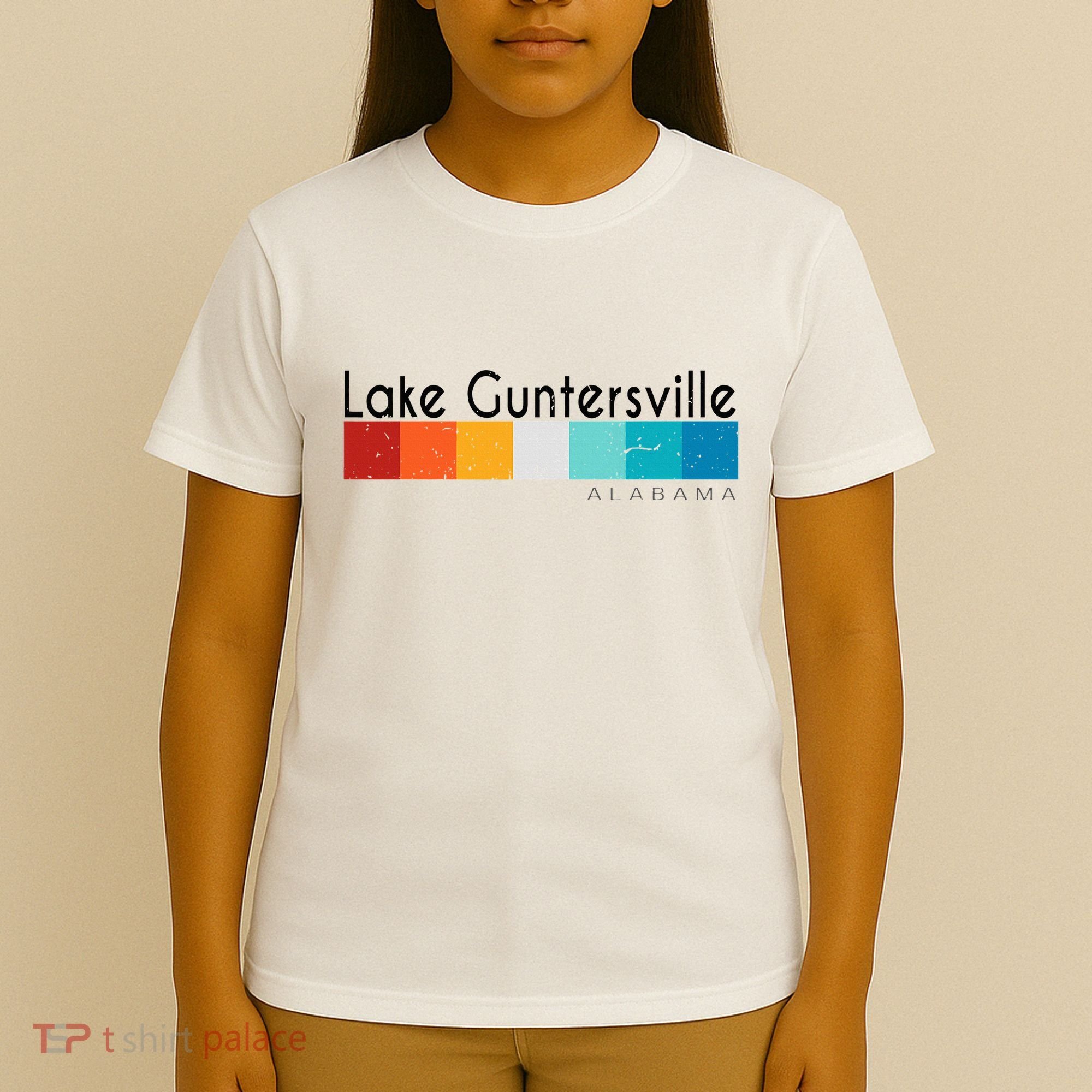 Vintage Retro 70s 80s Lake Guntersville Al Alabama Souvenir T-Shirt