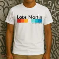Vintage Retro 70s 80s Style Lake Martin Al Alabama Souvenir T-Shirt thumb 3