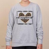 Vet Receptionist Appreciation Veterinary Receptionist Cool Gift Women's Sweatshirt thumb 0