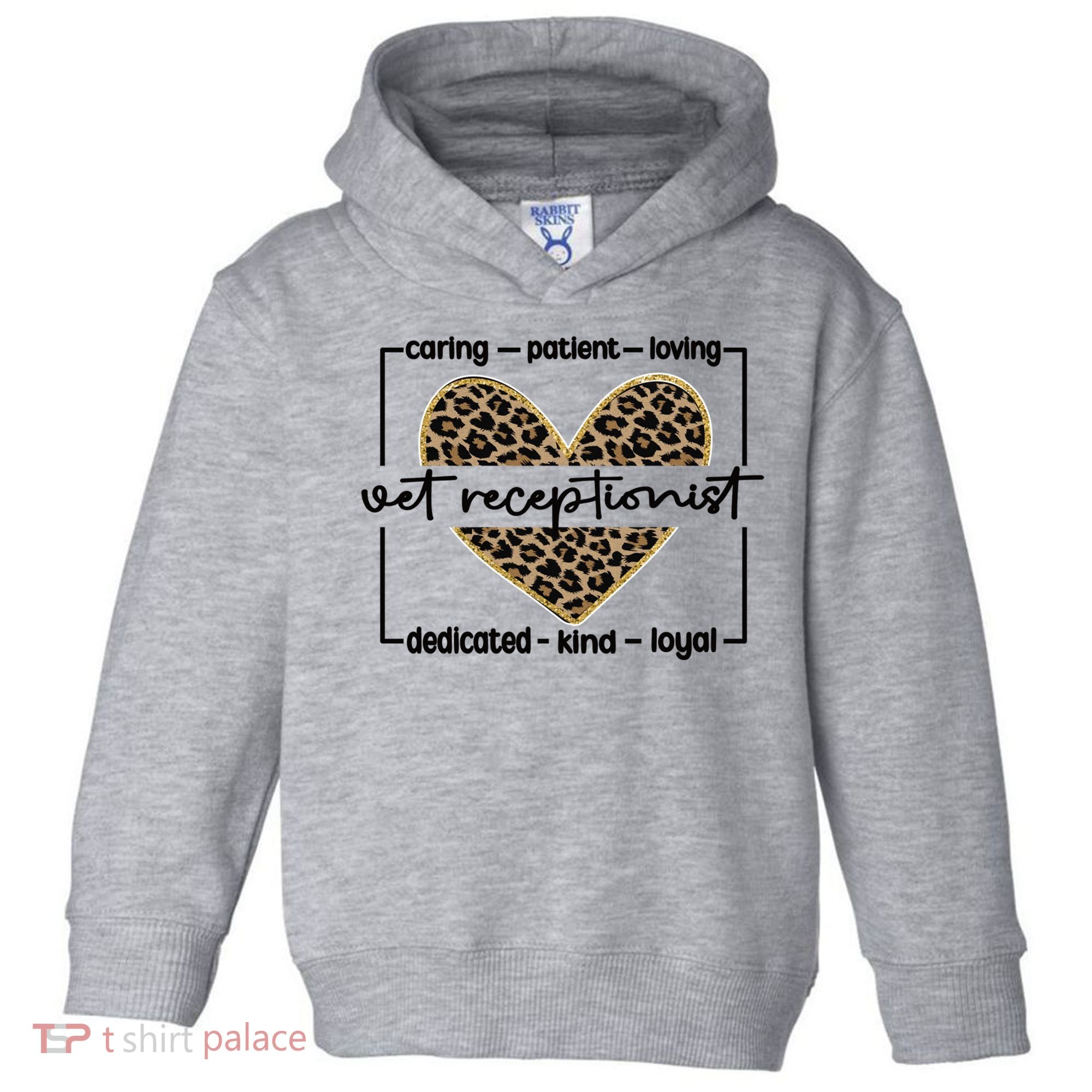 Vet Receptionist Appreciation Veterinary Receptionist Cool Gift Toddler Hoodie