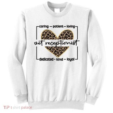 Vet Receptionist Appreciation Veterinary Receptionist Cool Gift Sweatshirt