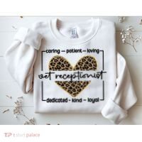 Vet Receptionist Appreciation Veterinary Receptionist Cool Gift Sweatshirt thumb 2
