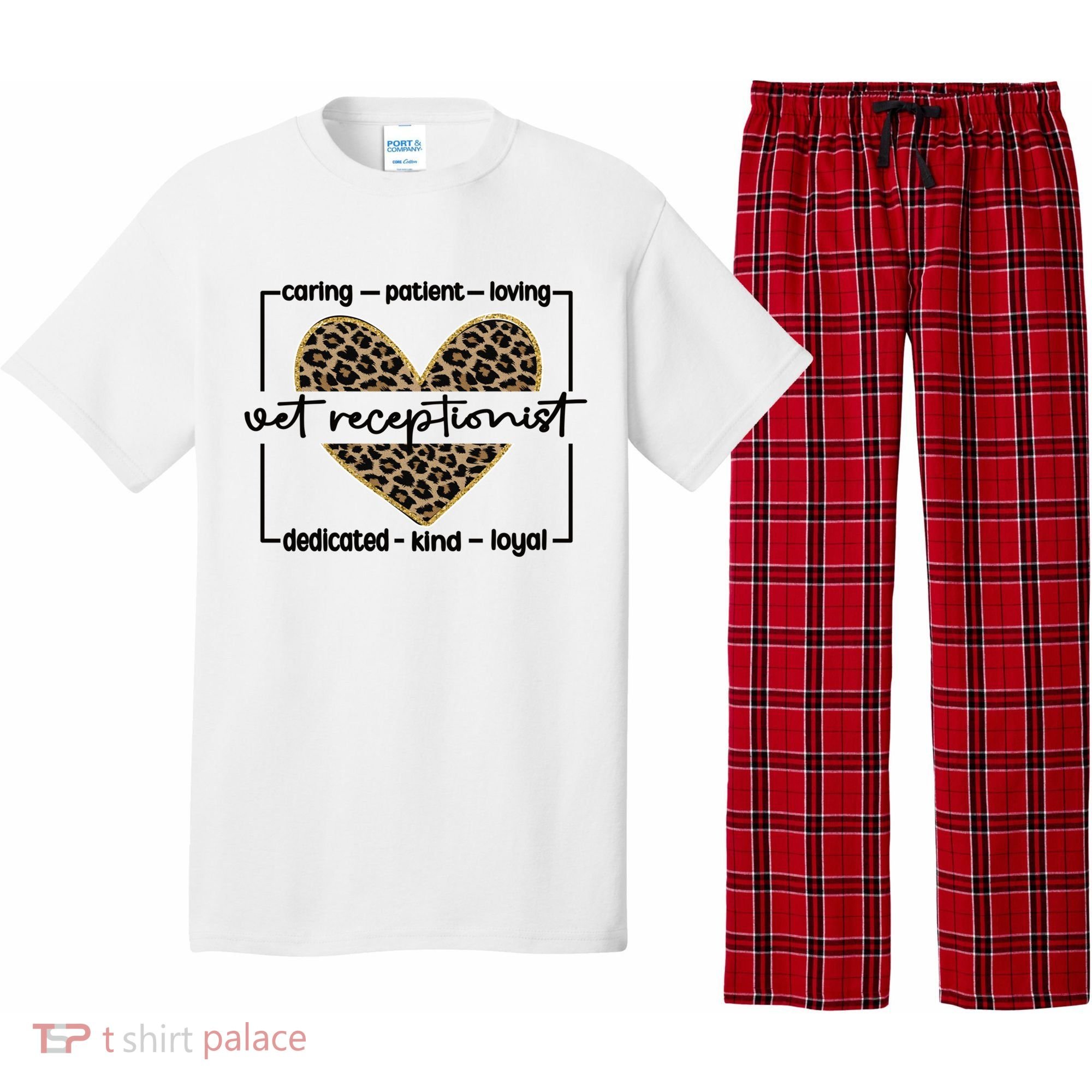 Vet Receptionist Appreciation Veterinary Receptionist Cool Gift Pajama Set