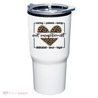 Vet Receptionist Appreciation Veterinary Receptionist Cool Gift Tumbler thumb 0