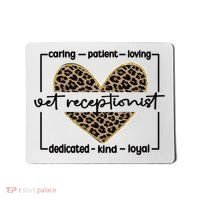 Vet Receptionist Appreciation Veterinary Receptionist Cool Gift Mousepad thumb 0