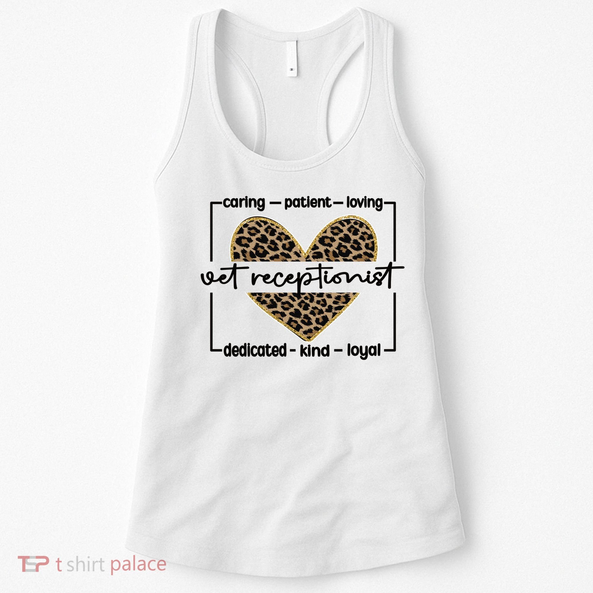 Vet Receptionist Appreciation Veterinary Receptionist Cool Gift Women's Tank Top