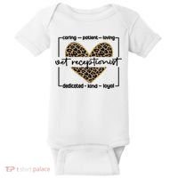 Vet Receptionist Appreciation Veterinary Receptionist Cool Gift Baby Bodysuit thumb 0