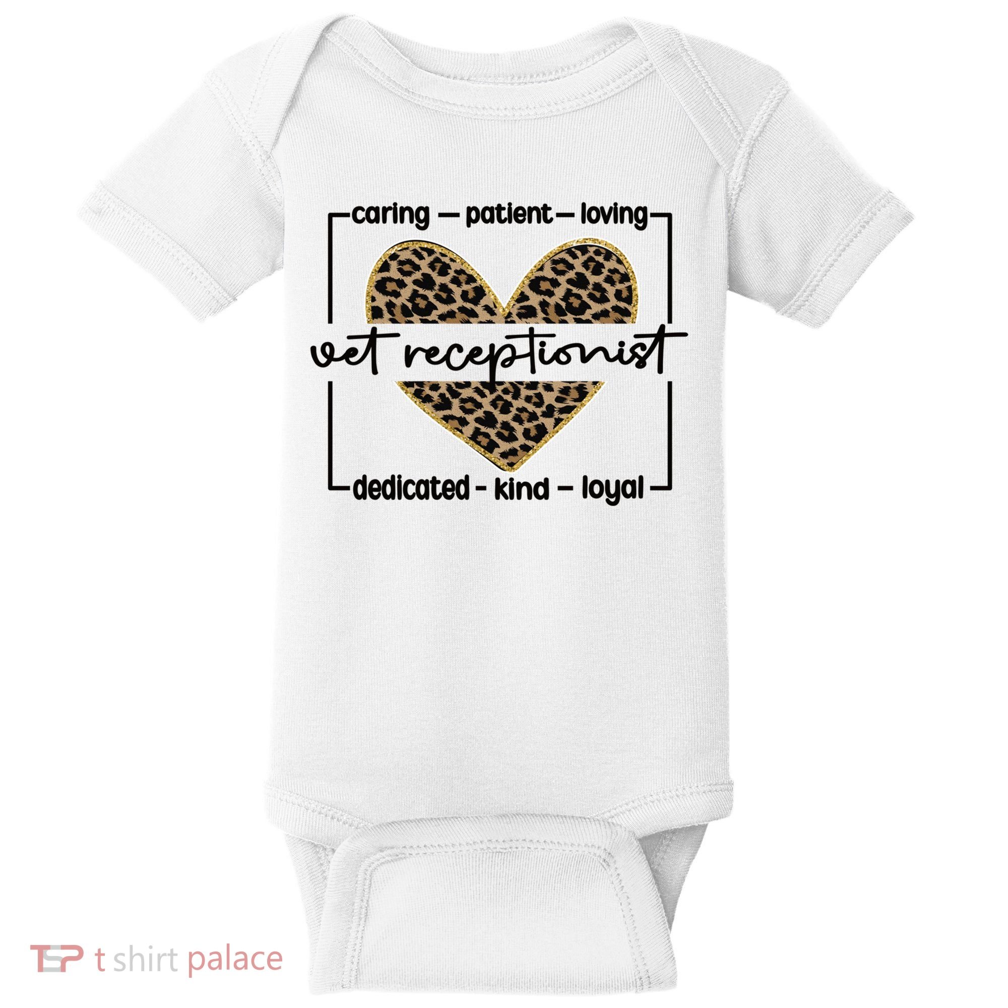 Vet Receptionist Appreciation Veterinary Receptionist Cool Gift Baby Bodysuit