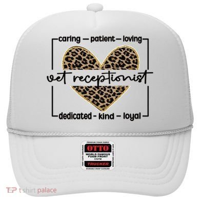 Vet Receptionist Appreciation Veterinary Receptionist Cool Gift Hat