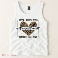 Vet Receptionist Appreciation Veterinary Receptionist Cool Gift Tank Top thumb 2