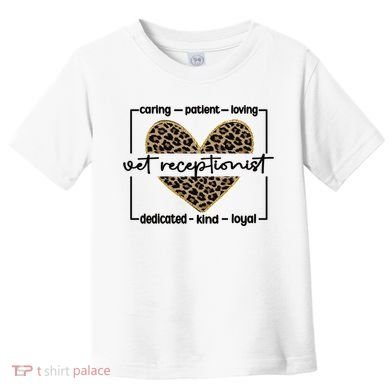 Vet Receptionist Appreciation Veterinary Receptionist Cool Gift Toddler T-Shirt