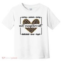 Vet Receptionist Appreciation Veterinary Receptionist Cool Gift Toddler T-Shirt thumb 0