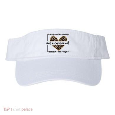 Vet Receptionist Appreciation Veterinary Receptionist Cool Gift Visor