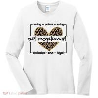 Vet Receptionist Appreciation Veterinary Receptionist Cool Gift Women's Long Sleeve Shirt thumb 0