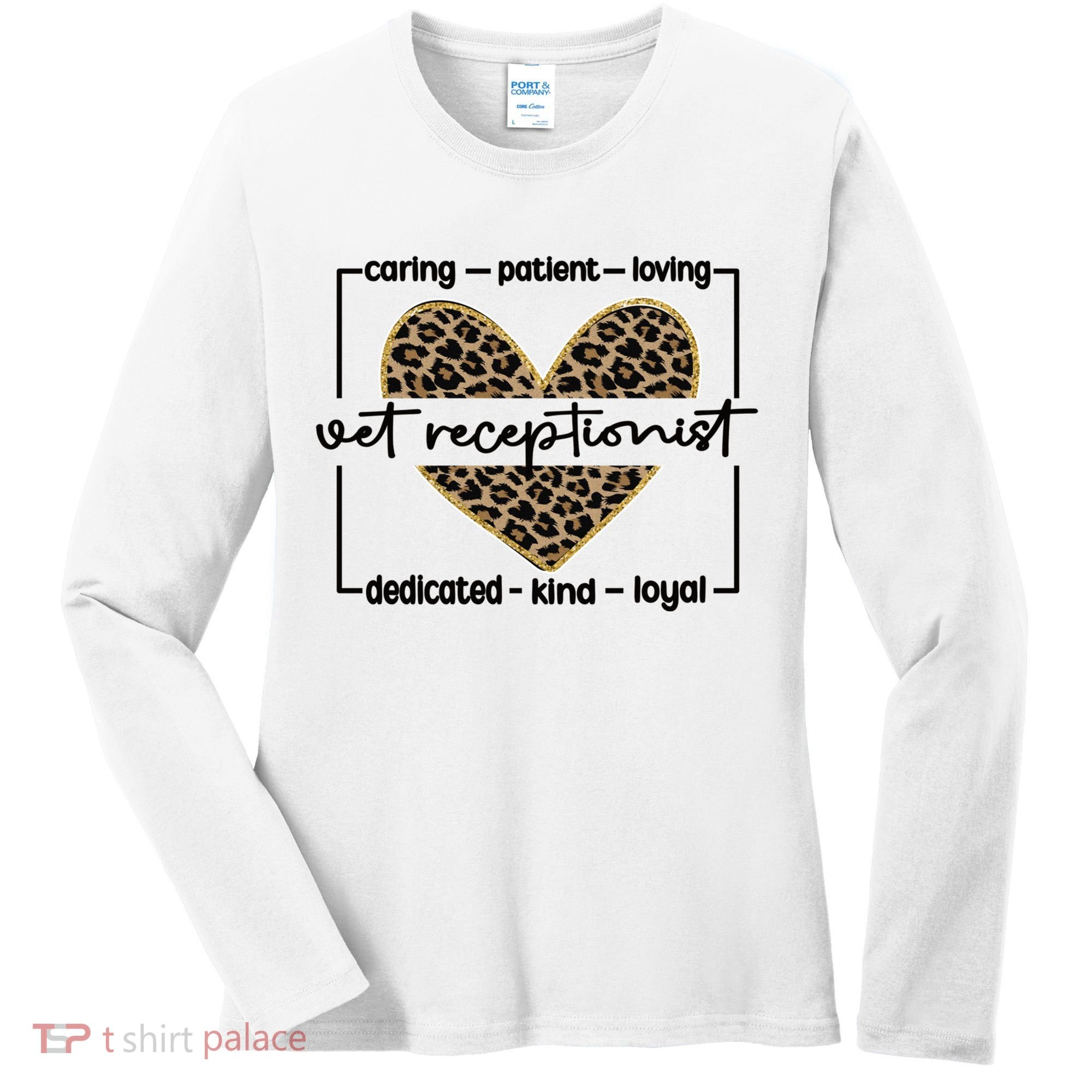 Vet Receptionist Appreciation Veterinary Receptionist Cool Gift Women's Long Sleeve Shirt