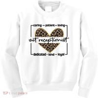 Vet Receptionist Appreciation Veterinary Receptionist Cool Gift Kids Sweatshirt thumb 0