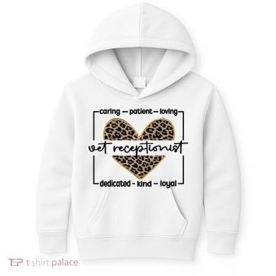 Vet Receptionist Appreciation Veterinary Receptionist Cool Gift Kids Hoodie