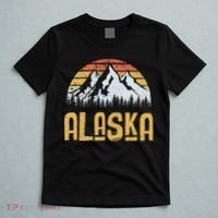 Vintage Retro Alaska U.S. Mountains Glacier T-Shirt thumb 5