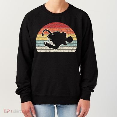 Vintage Retro Angler Fish Women's Sweatshirt