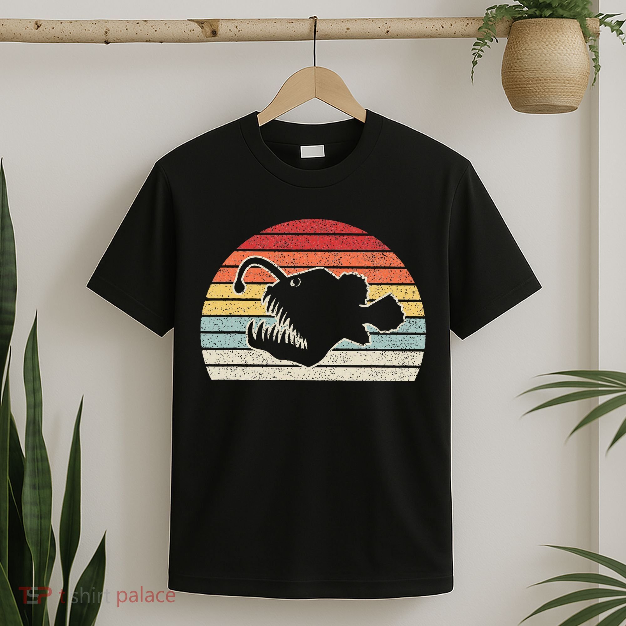 Vintage Retro Angler Fish T-Shirt