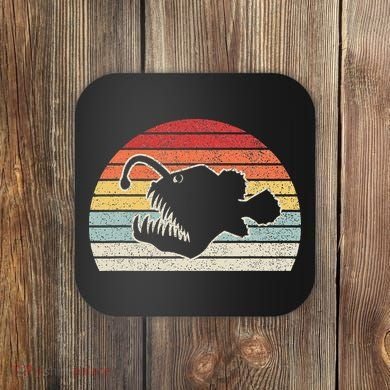 Vintage Retro Angler Fish Coaster