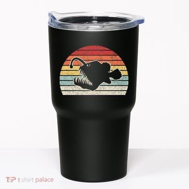Vintage Retro Angler Fish Tumbler