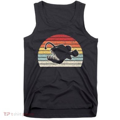 Vintage Retro Angler Fish Tank Top