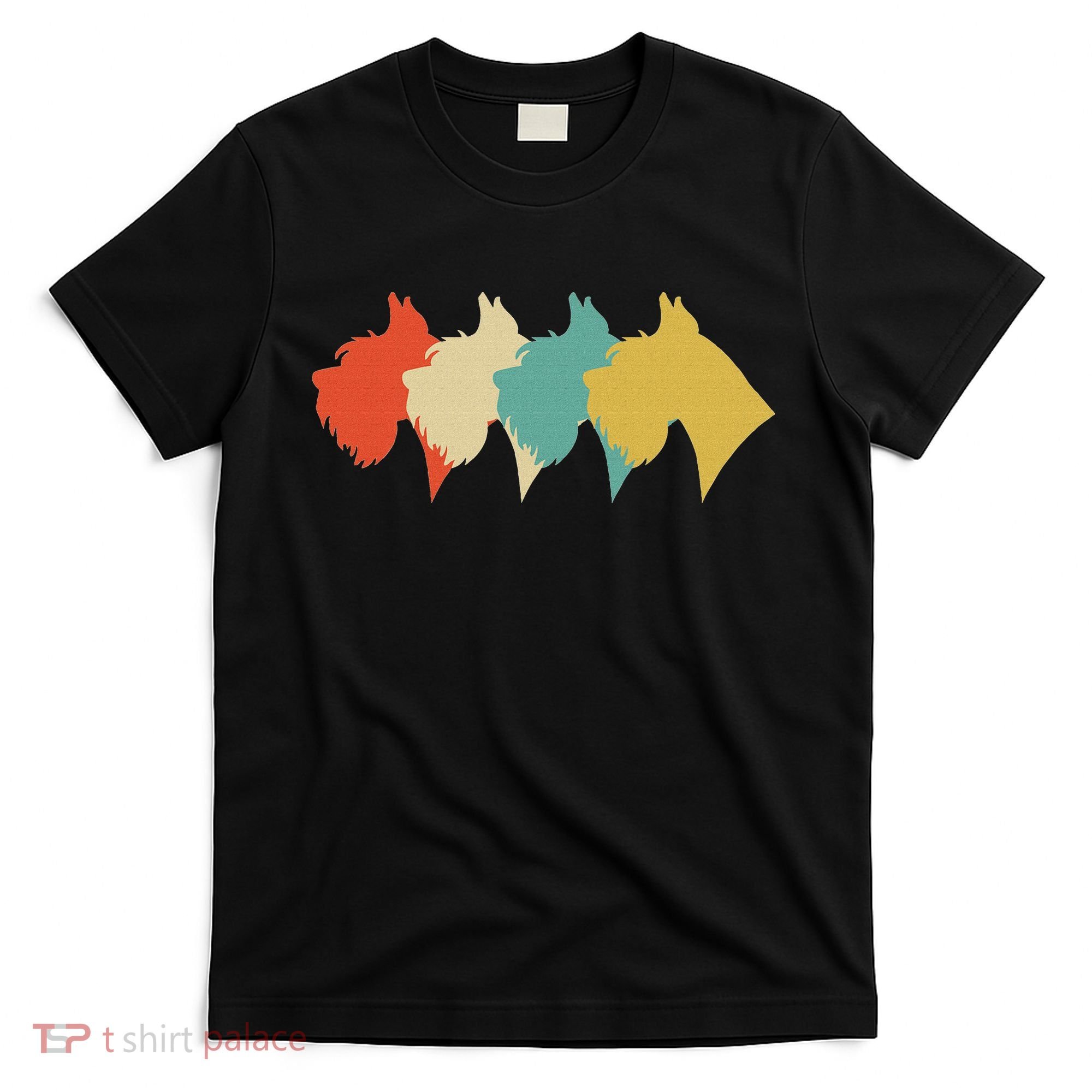 Vintage Retro Art Schnauzer T-Shirt