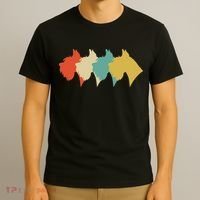 Vintage Retro Art Schnauzer T-Shirt thumb 3
