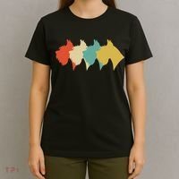 Vintage Retro Art Schnauzer T-Shirt thumb 4