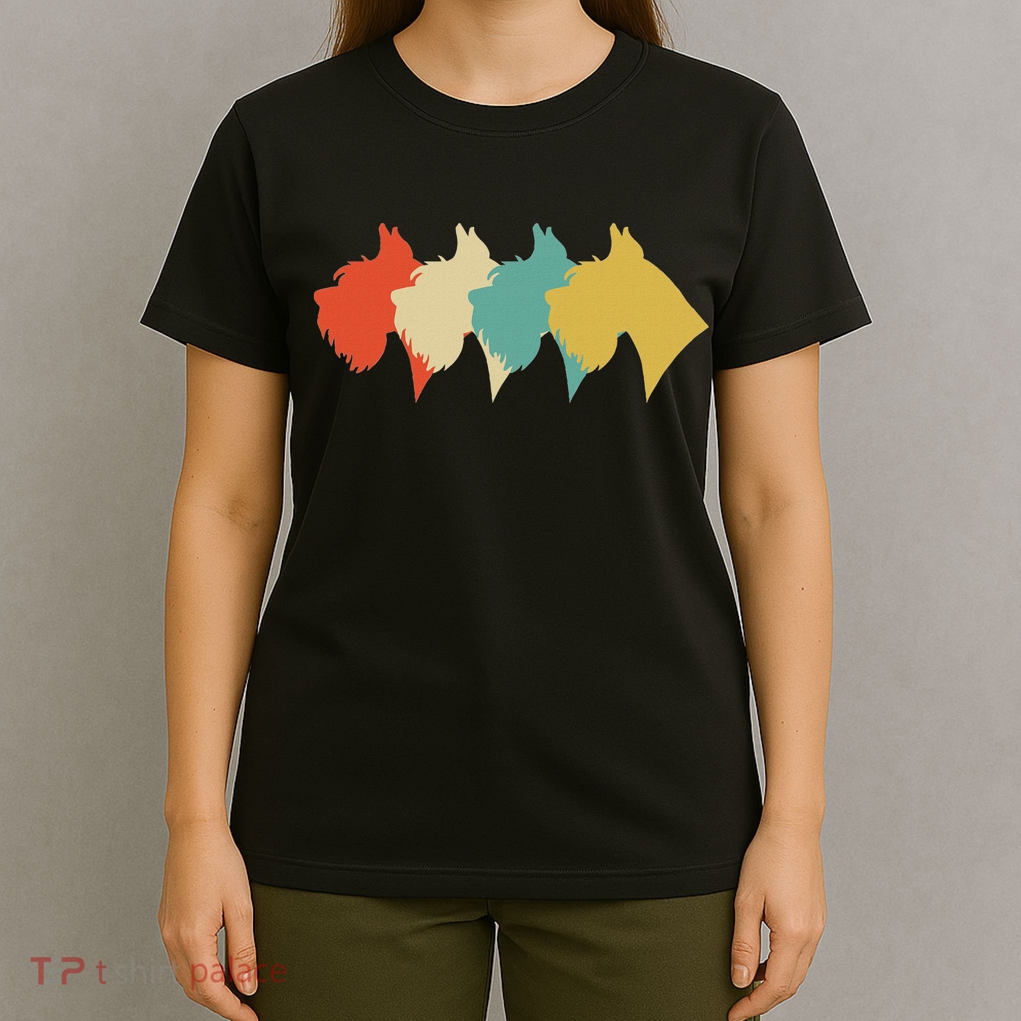 Vintage Retro Art Schnauzer T-Shirt