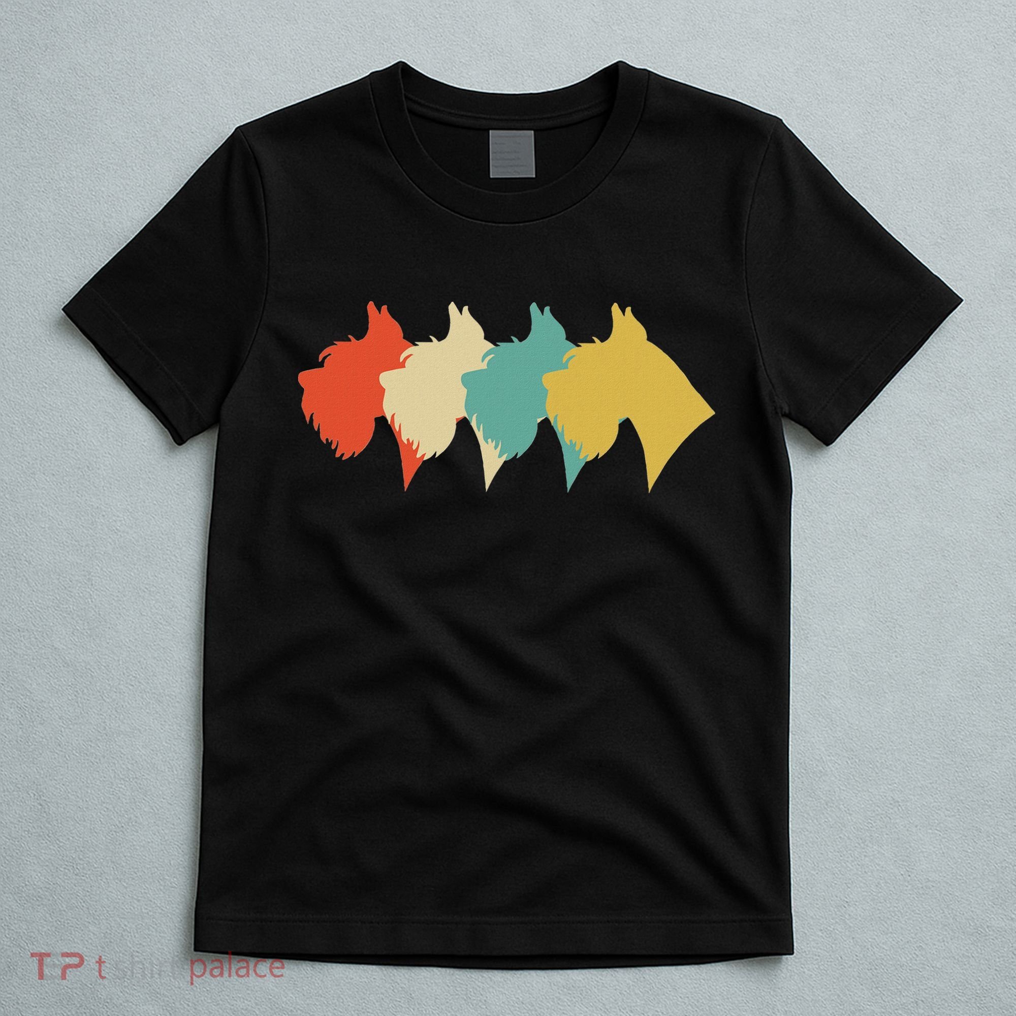 Vintage Retro Art Schnauzer T-Shirt