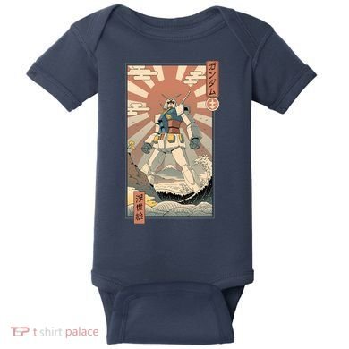 Vintage Robot Kawaii Baby Bodysuit