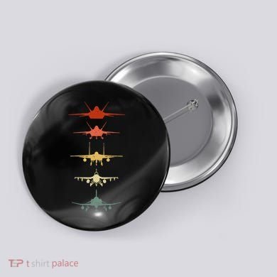 Vintage Retro Air Force Button