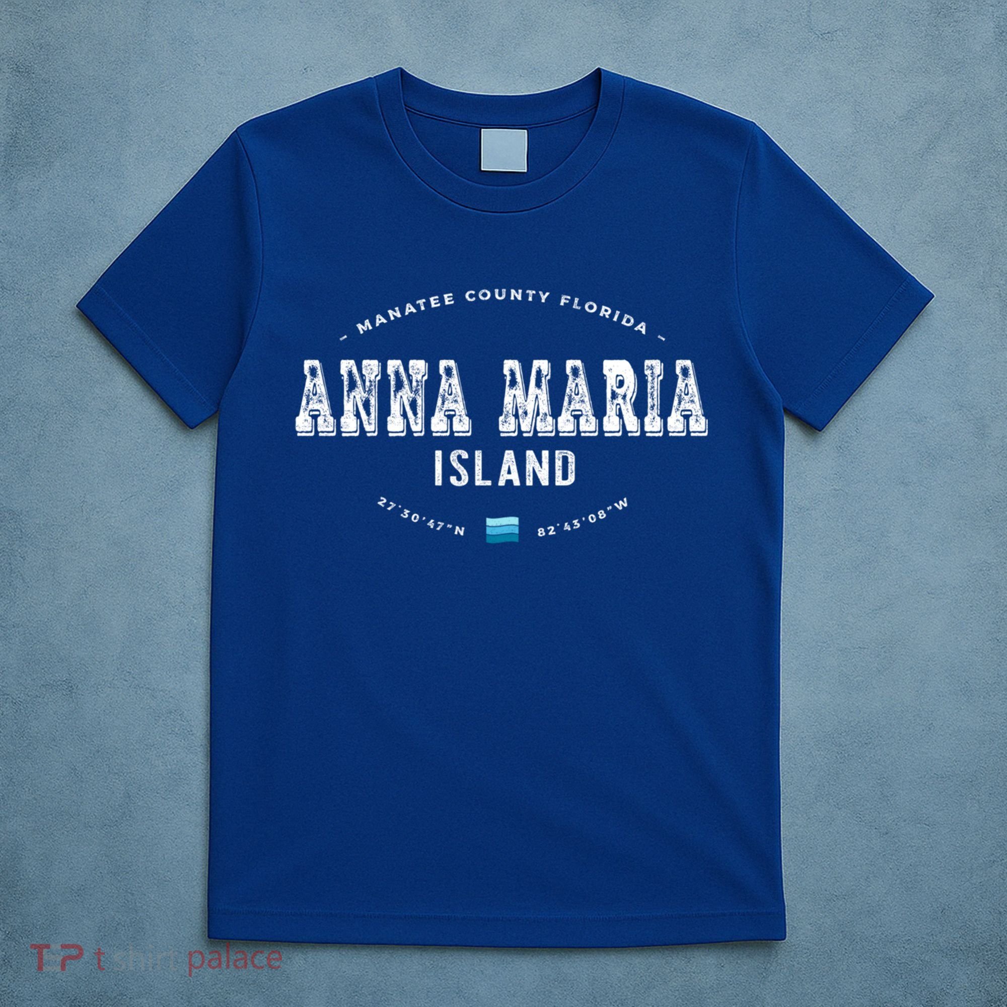 Vintage Retro Anna Maria Island Florida Graphic Gift T-Shirt