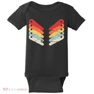 Vintage Retro Arcade Pinball Baby Bodysuit