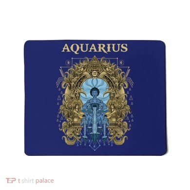 Vintage Retro Aquarius Zodiac Mousepad