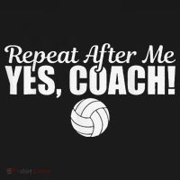 Volleyball Repeat After Me Yes Coach Funny Sports Long Sleeve Shirt thumb 2