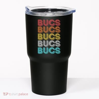 Vintage Retro Bucs Tumbler