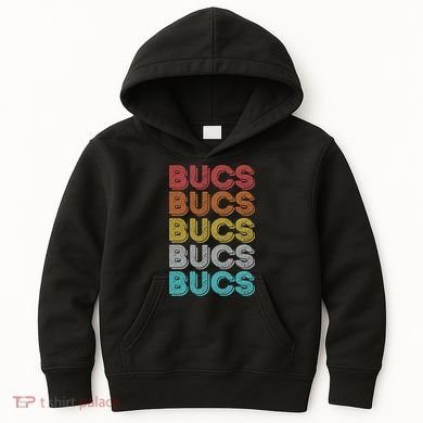 Vintage Retro Bucs Kids Hoodie