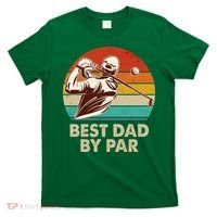 Vintage Retro Best Dad By Par Golfing Fan T-Shirt thumb 0