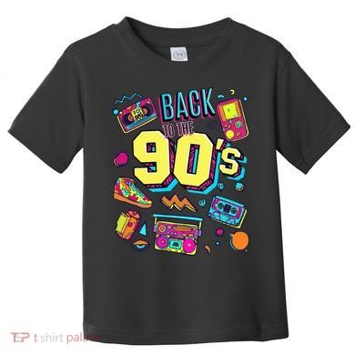 Vintage Retro Back To 90S Toddler T-Shirt