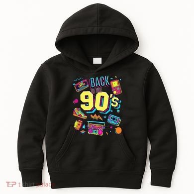 Vintage Retro Back To 90S Kids Hoodie