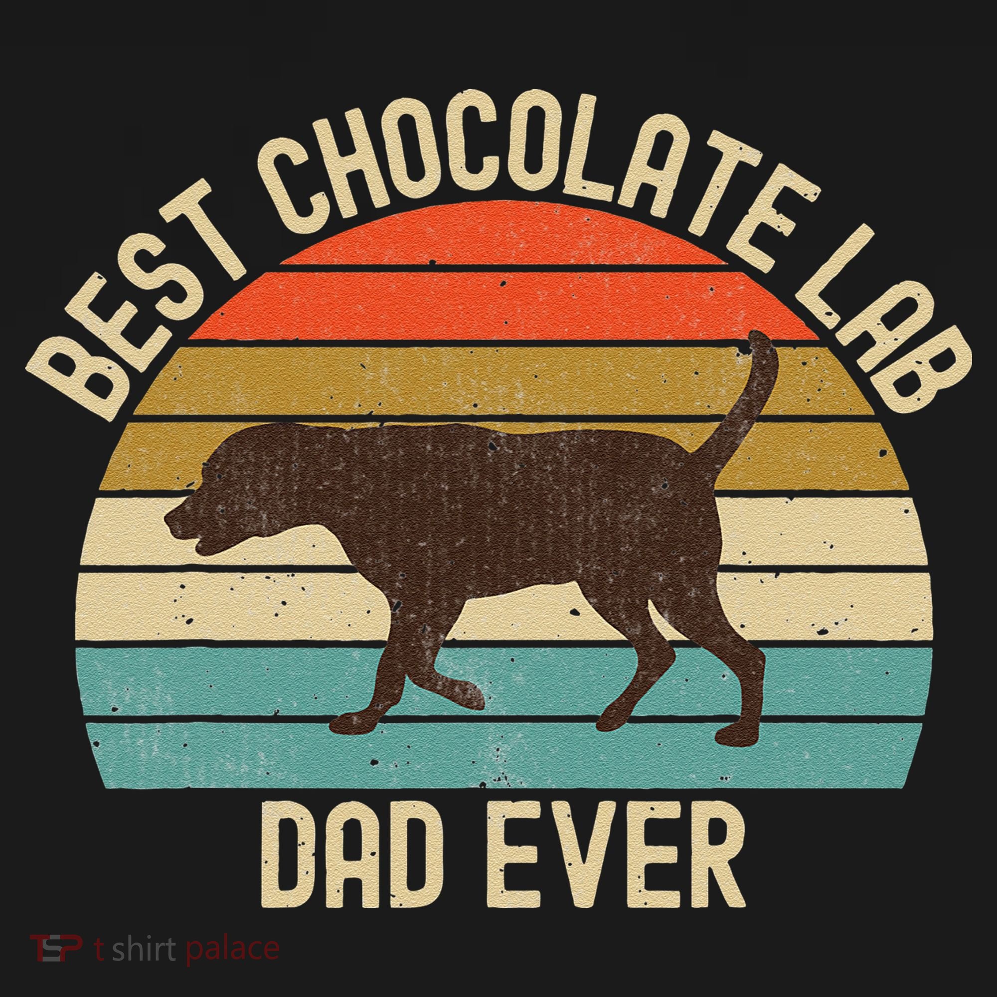 Vintage Retro Best Chocolate Lab Dad Ever Labrador Retriever Baby Bodysuit