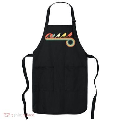 Vintage Retro Bird Apron